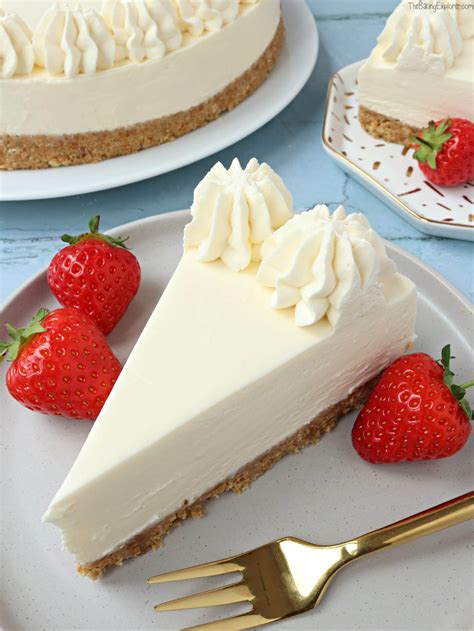 You can also use a 9″ pan and bake for 1 hour and 5 minutes, add. Bake 6" Cheesecake : Perfect No Bake Cheesecake Recipe ...