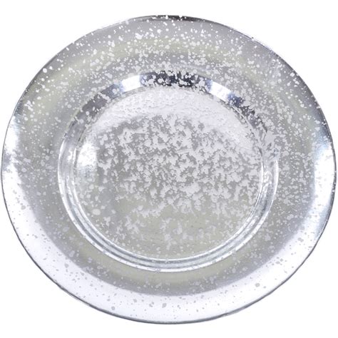 Dress up your tables with acrylic beaded charger plates. Koyal Wholesale Antique Mercury Glass Charger Plates, Bulk ...