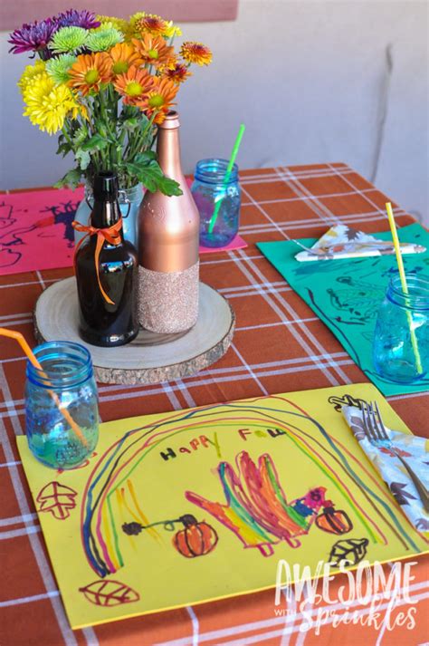 We may earn commission on some of the items you choose to buy. Thanksgiving Placemat Kids Crafts - Awesome with Sprinkles