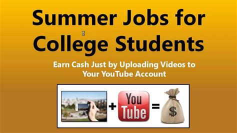 Even online jobs academy admit that every students should have their blog not only because of making. Summer Jobs for College Students — The Best Part Time Jobs ...