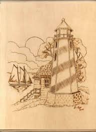 Freehanded designs and letter and number tips are not the only. Image result for traceable wood burning lighthouse ...