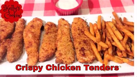 Take a strip of chicken out of the buttermilk, shake gently, then coat in panko, pressing to ensure all sides are. Air Fryer Chicken Tenders/Strips Recipe- Cook's Essentials ...