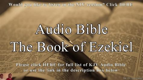 Watch our overview video on the first part of the book of ezekiel, which breaks down the literary design of the book and its flow of thought. 26 The Book of Ezekiel KJV Audio Holy Bible High Quality ...