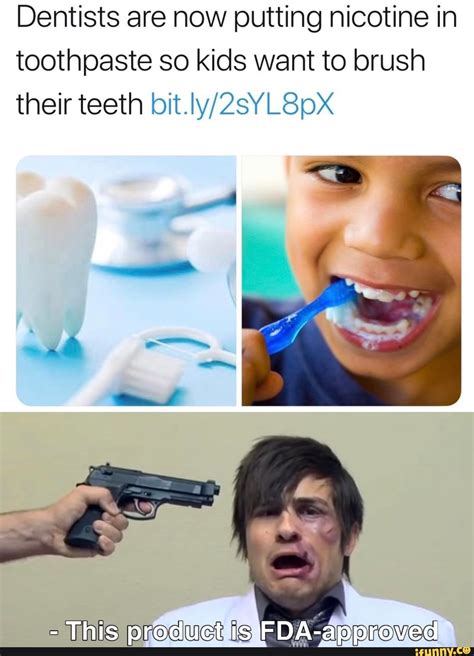 Bit.ly is a free link shortening service. Dentists are now putting nicotine in toothpaste so kids want to brush their teeth bit.Iy/2sYL8pX ...