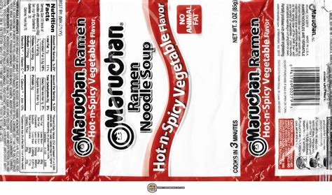 A tokyo food guide for ramen lovers & tokyo spicy ramen options. #3444: Maruchan Hot-n-Spicy Vegetable Flavor - United States