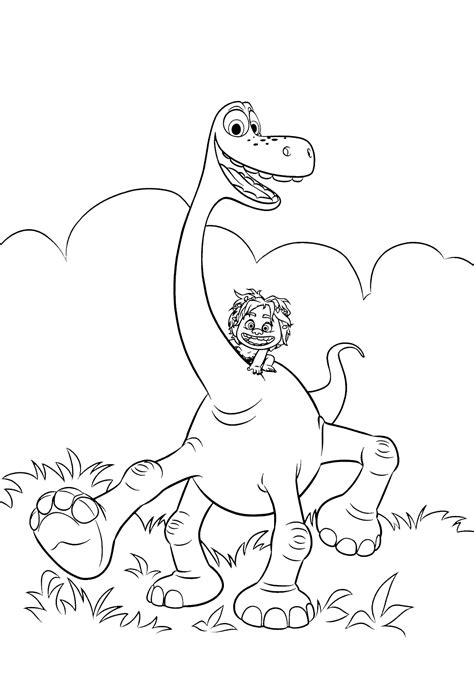 The good dinosaur movie/animation was released during the thanksgiving week in 2015. The Good Dinosaur - Spot is happy on Arlo's back