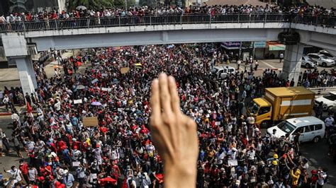 Hundreds of people imprisoned for protesting last month's coup were released wednesday in the first apparent gesture by myanmar's military junta to try to placate the protest movement. Mass protests against army coup hit Myanmar for second day