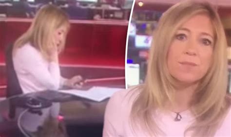 News readers aggregate information from various sources. BBC newsreader Joanna Gosling caught on her PHONE live on ...