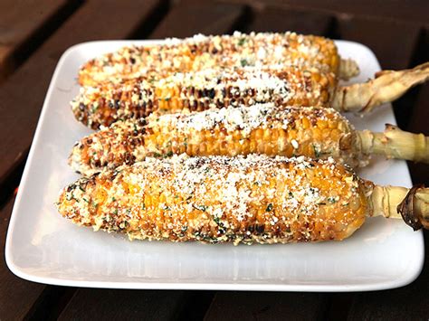 I personally think it's easier to prepare that way! Grilled Mexican Street Corn (Elotes) Recipe | Serious Eats