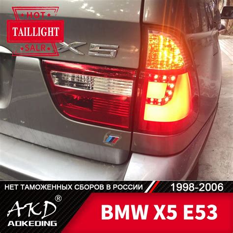 Что нужно знать о bmw e60 при покупке? Tail Lamp For Car BMW X5 1998 2006 E53 x 5 LED Tail Lights ...