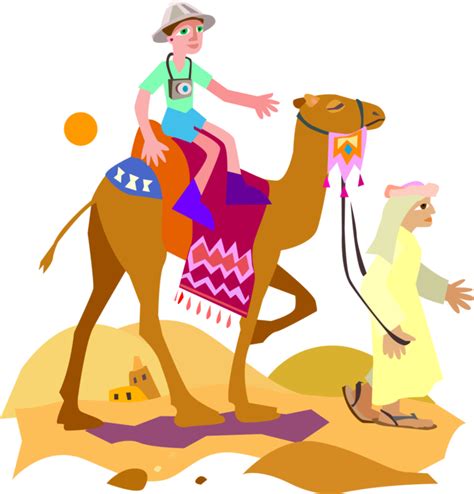 Some of the most unusual beasts of burden. Download Vector Illustration Of Beast Of Burden Camel ...