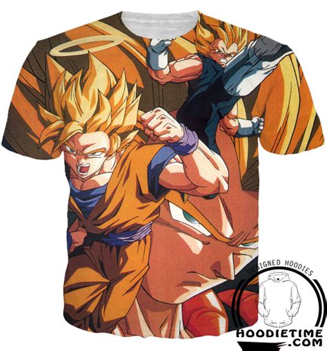 Looking for some dragon ball z t shirts to buy? Dragon Ball Z - Gogeta Goku Vegeta T-Shirt - 3D Shirt ...