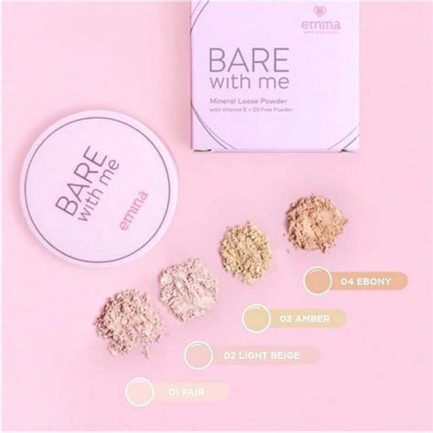 I suppose, technically speaking, bare with me isn't grammatically incorrect, because to bare can be be used as a verb meaning to disrobe or to uncover. EMINA Bare With Me Mineral Loose Powder - #1 Situs Skin ...