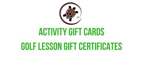 Act (v) action actor actress ad admission adventure advert advertisement. Give the Gift of Golf | Turtle Cove Golf Center