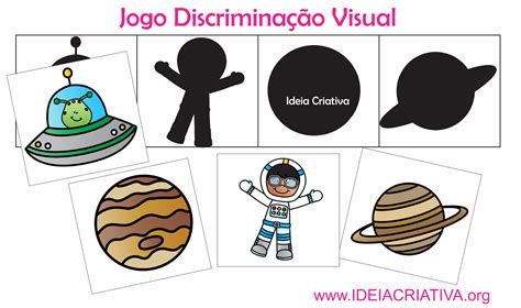 Una forma divertida de presentar a los más peques las figuras geométricas es con unas marionetas. Jogo das Sombras Discriminação Visual