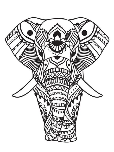 Free printable coloring pages/ free adult coloring pages. Elephant Coloring Pages for Adults - Best Coloring Pages ...