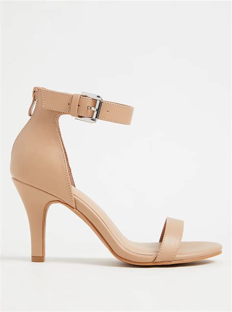 2.5 inches wondering if a store near you has your size? Beige Faux Leather Stiletto Heel (WW) in 2020 | Stiletto ...