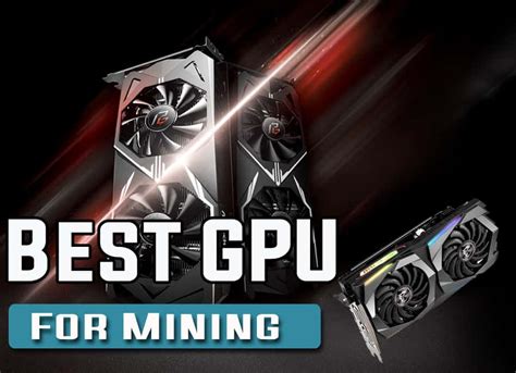 Electricity costs, future mining difficulty and cryptocurrency price change are not taken into account. Best mining GPU the best graphics cards for mining ...