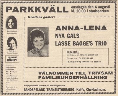 5 may 1972 ad, piteå, sweden ➦ 48 ad. Roger Lindqvist