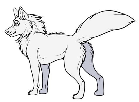 A place for all sorts of lineart to be posted. Free To Use - Wolf Base (+TRANSPARENT LINEART) by ...