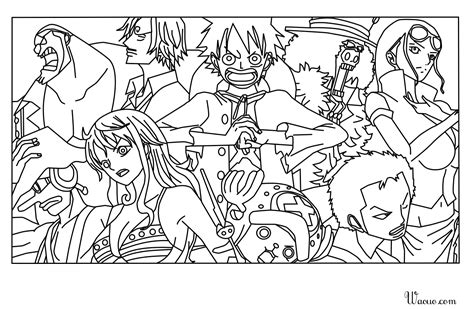 Classer en partant du contenu des documents à traiter : Coloriage One Piece Luffy - GreatestColoringBook.com