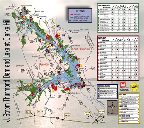 The 70,000 acre lake and its 1,000+ miles of shoreline provide excellent boating, water skiing, swimming, fishing, hiking and picnicking. Savannah District > About > Divisions and Offices ...