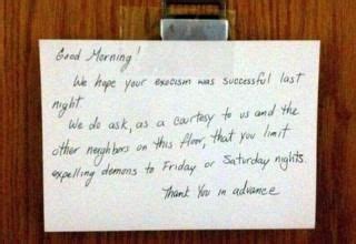 Episode aired jan 14, 1996. Strange and Funny Neighbor Notes | Funny pictures, Funny ...