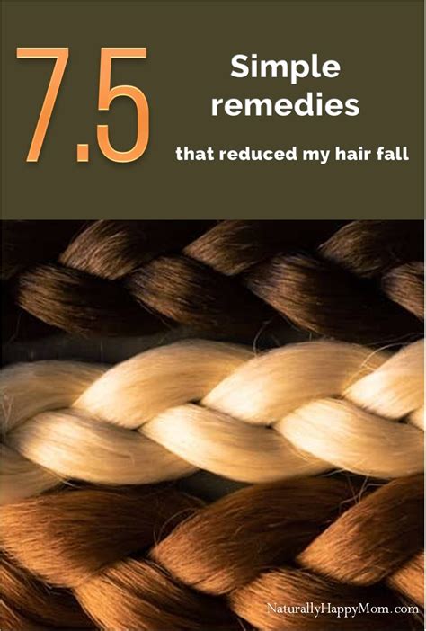 Well, hair fall can be occurred due to so many underlying causes. 7.5 simple remedies to reduce hair fall | Reduce hair fall ...