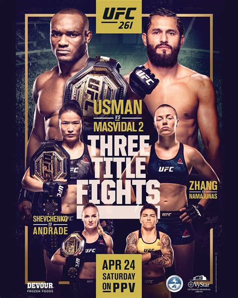 See more ideas about ufc, ufc poster, mma. UFC 261 Poster looking pretty authentic | Sherdog Forums ...