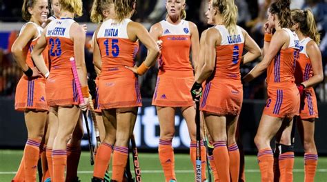 One just couldn't dare mess with these girls. EK HOCKEY ANTWERPEN ZONDAG 25 AUGUSTUS 2019 FINALE DAMES ...