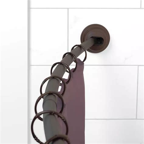 Can a tension rod be used to hang clothes? Home NeverRust Curved Tension Shower Rod - Zenna Home in ...