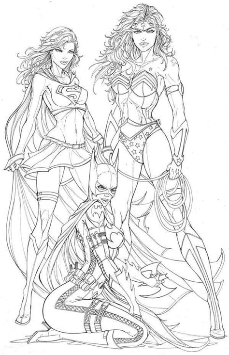 If you are using them on your website or youtube channel, can you please do me the courtesy of linking to my site so that more people can enjoy these awesome. Wonder woman supergirl and batgirl | Superhero coloring ...