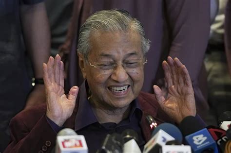 His speech and discourse were incorporated a persuasive. Tun Dr Mahathir Mohamad has agreed to return as Parti ...