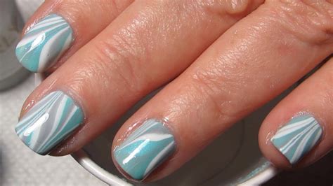 We did not find results for: Turquoise, White & Grey Water Marble Nail Art Tutorial ...