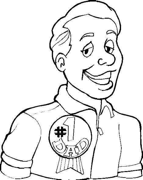 Here's a colorful way for young kids to say happy father's day! just print these coloring pages and let them go to town. Fathers Day Coloring Pages