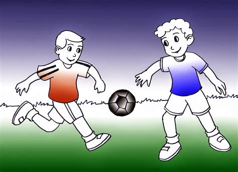 Permainan sepak bola sudah menjadi salah satu olahraga yang populer dan banyak sekali peminatnya di indonesia, jadi tidak heran jika bisa dengan mudah selain itu ada banyak juga kompetisi sepak bola yang di adakan, baik itu di tingkat kabupaten, kota maupun nasional. Mewarnai Gambar Anak - anak: Mewarnai bermain bola