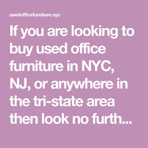 Sometimes you can get phenomenal deals or go the antique route. If you are looking to buy used office furniture in NYC, NJ ...