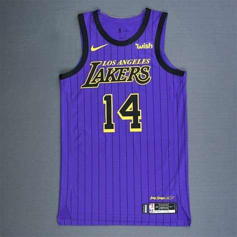 Nike men black mamba los angeles lakers amazon com. Brandon Ingram - Los Angeles Lakers - Christmas Day' 18 - Game-Worn City Edition Jersey - Worn ...