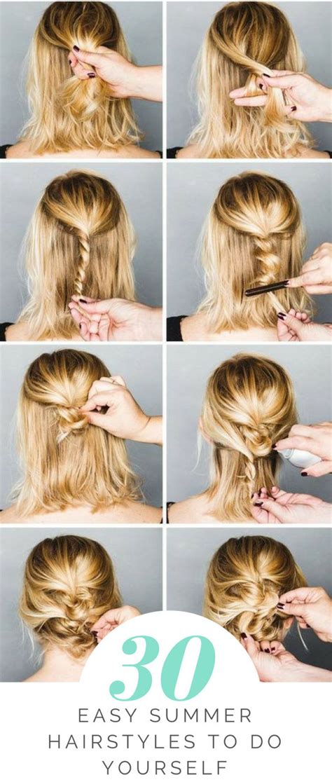 Aug 14, 2020 · 6. 30+ Easy Summer Hairstyles to Do Yourself | Easy summer hairstyles, Braided hairstyles easy ...