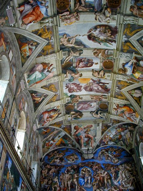 A gifted poet as well as a sculptor and painter, he wrote energetically about despair, detailing with relish. Sistine Chapel | the Michelangelo painted ceiling of the ...