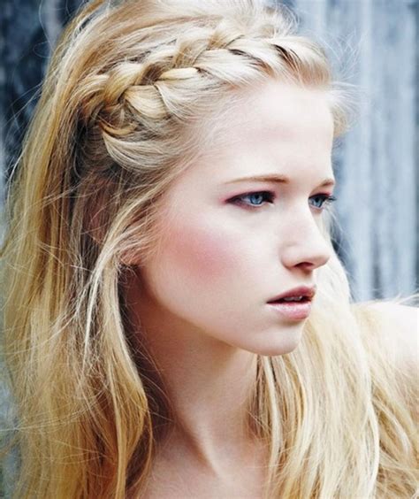 Flaunt your long hair in a down 'do together with hair clips by sporting the curly center part hairstyle. 30+ Cute Braided Hairstyles - Style Arena