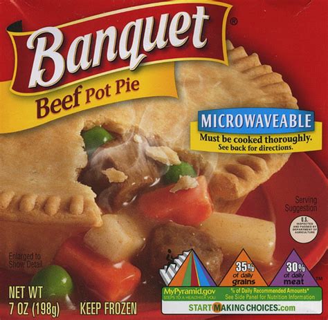 Bake until the tops are golden and the filling is. Banquet Beef Pot Pie « Food In Real Life