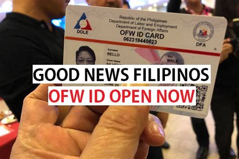 If you're an overseas filipino worker (ofw), being a member of the overseas workers welfare administration (owwa) is a must. OFW ID card is out for Filipinos across Globe - UAE ...