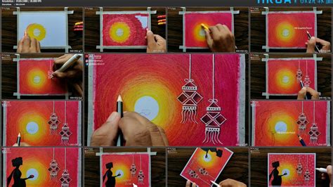 202 easy oil pastel drawing how to draw simple scenery youtube oil pastel drawings easy oil pastel drawings oil pastel art how to draw easy and simple scenery for beginners with oil pastels. Diwali Drawing for beginners with Oil Pastels step by step ...