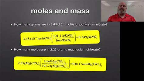 Convert between mgso4 weight and moles. Molar Mass and Mas to Mole Calculatoins - YouTube