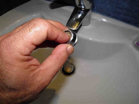 When you take the aerator out, rinse it with clean water. Tap Aerator Cleaning | How To Clean The Faucet Aerator