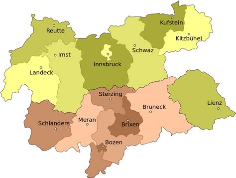 These do not offer regular scheduled flights and the bolzano airport currently offers charter flights. File:Tirol 1918.svg - Wikimedia Commons