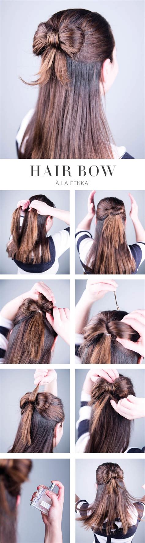 Lowrider bow hairstyles how to make bow hairstyle bow hair tutorial for. How to Make a Hair Bow Out of Your Own Hair - All Created