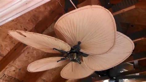 This fan has decorative palm leaf blades and a similar pattern. Best Palm Leaf Ceiling Fans - Beachfront Decor | Tropical ...