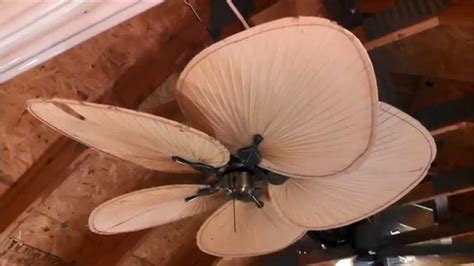 3 blade options and 2 motor finishes. Best Palm Leaf Ceiling Fans - Beachfront Decor | Ceiling ...